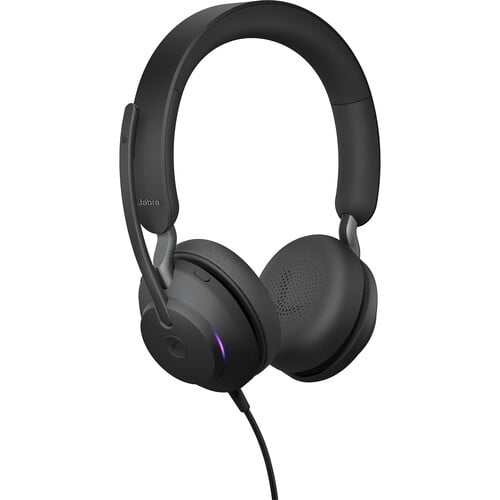 Jabra Evolve2 40 USB-A UC Stereo Wired On Ear Headphone
