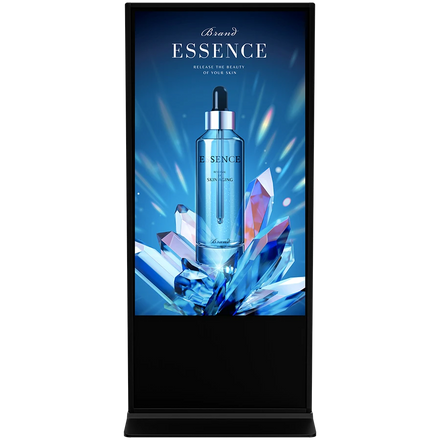 Prestigio PSTI65A1S0 65-inch 4K vertical indoor digital signage totem