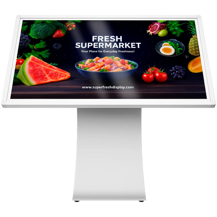 Prestigio PSTI55A1S1 55-inch 4K tilted indoor digital signage totem