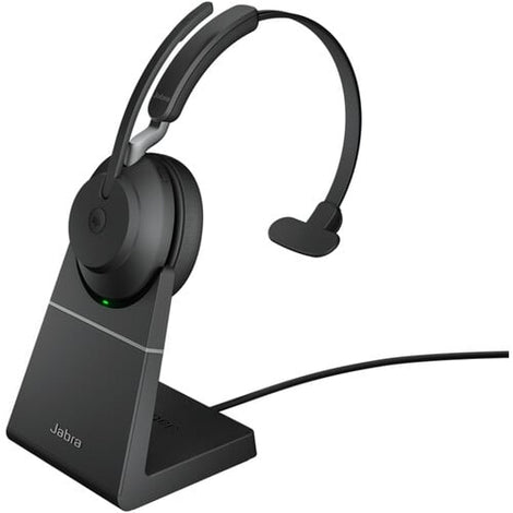 Jabra Evolve2 65 Link380c UC Mono Wireless Headphone With Stand