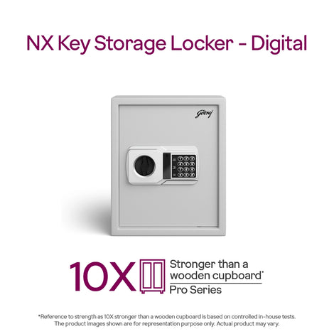 Godrej Key Storage Digital Locker – NX Key Storage Locker, Digital Security Safe