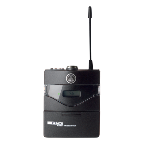 AKG PT470 Band10 50mW Professional Wireless Body Pack Transmitter