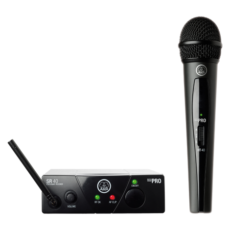 AKG WMS40 Mini Vocal Set Band-US45-C Wireless Microphone System