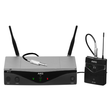 AKG WMS420 INSTRUMENTAL SET Band U2 Professional Wireless Microphone System
