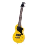 Carry-On BA226022 Gloss Finish Mini Electric Guitar - Neon Yellow