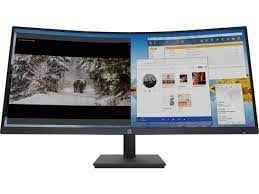 HP 3B1W4AS 34 Inches M34d 21:9 Curved 100 Hz VA Monitor