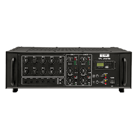Ahuja TZA4000DPM USB-SD 6-Microphone & 2-Aux Input PA Amplifier