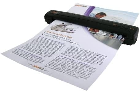 Plustek S400 600 x 600 DPI A4 Black Mobile Office Sheet-Fed Scanner