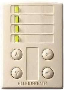 Allen & Heath DR66 4 switch & 4LED WallPlate