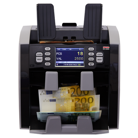 DoCash DC-45F 2-Pocket Bill Sorter, Professional Banknote Counter & Sorter – SKU: DoCash DC-45F