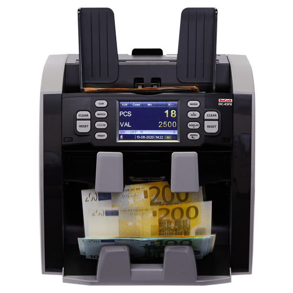 DoCash DC-45F 2-Pocket Bill Sorter, Professional Banknote Counter & Sorter – SKU: DoCash DC-45F