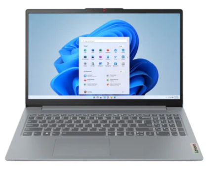 LENOVO IDEAPAD SLIM 3 15ABR8 (82XM005LAX) AMD RYZEN 7-7730U-2.0GHz, 8GB, 512GB SSD, 15.6 inch FHD IPS, CAMERA, FPR, BT, WIFI, WINDOWS 11
