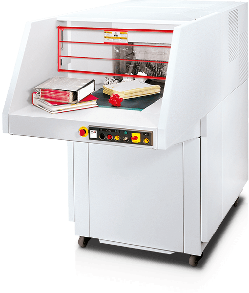 IDEAL 5009- 2CC P2 600 Sheet Capacity 300 Litres 8 x 40-80 mm Cross Cut Shredder