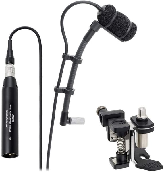 Audio-Technica ATM350D Card Cond Inst Mic w Drum Mount System