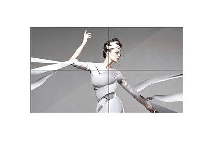 LG Slim Design Ultra Narrow Bezel Full HD 55" Display, Brightness 700 cd/m2, 55LV77D