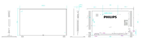Philips Signage Solution H-Line 4K UHD 55