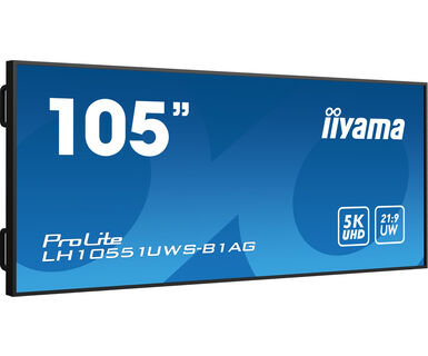 Iiyama 105” Professional 5KUW Display for specialised 21:9 panoramic commercial signage