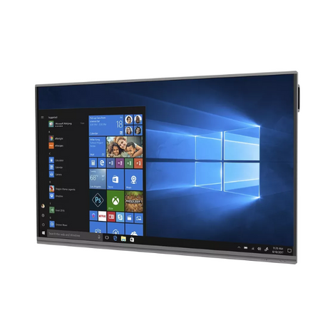 Prestigio PMB528L653 65" MultiBoard Interactive Display (Prime Series) – Smart Interactive Display for Collaboration