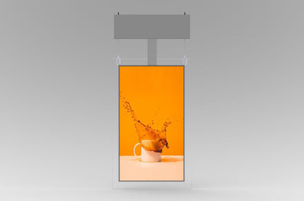 Trend 43 inch Ultra HD Dual-Sided Hanging Display – TD-43DHDTU