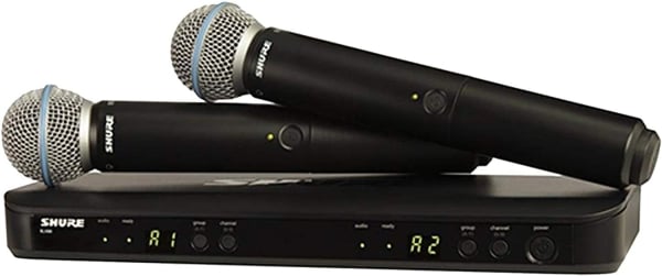Shure BLX288UK/B58X-K14 Dual Channel Wireless System Vocal Microphone