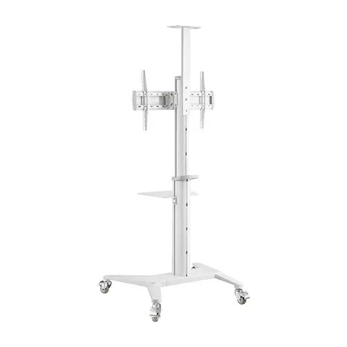 VSYS Ultra-Modern Aluminum TV Cart (Landscape/Portrait Orientation)