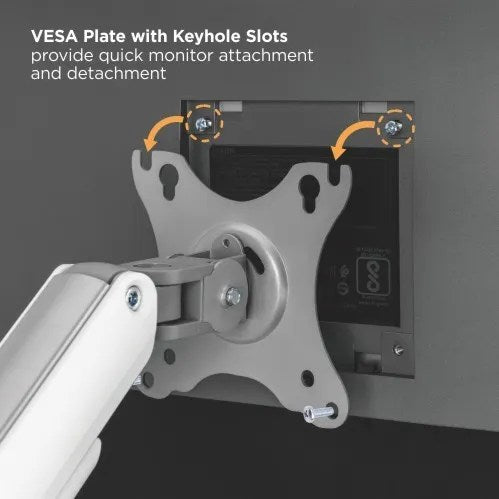 VSYS Single Monitor Economical Spring-Assisted Monitor Arm