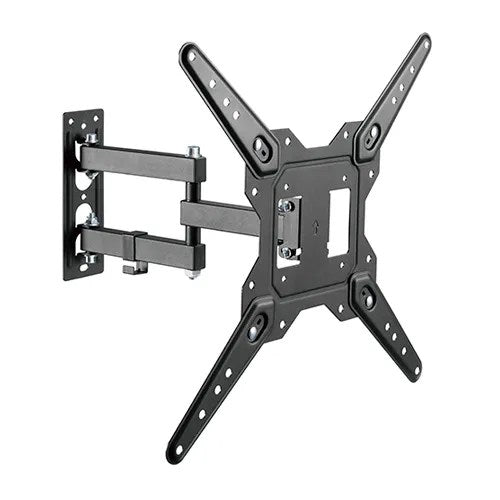 VSYS VS02E-443 Economical Full-Motion TV Wall Mount for 23"–65" Displays, 30 kg