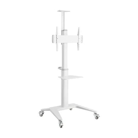 VSYS Ultra-Modern Aluminum TV Cart (Landscape/Portrait Orientation)