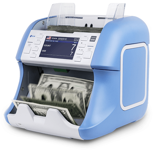 Dual CIS Premium Value Counter Newton Mini – Compact Currency Counter by Kisan