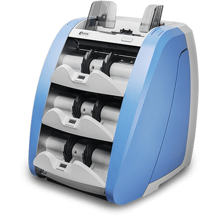 Kisan K3A 3-Pocket Fitness Sorter – Premium Currency Sorting Solution