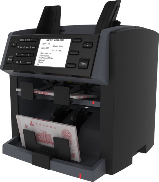 Masterwork Automodules MA NC6500 Compact Two Pocket Fitness Banknotes Sorter
