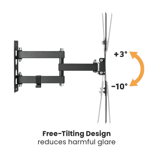 VSYS Economical Full-Motion TV Wall Mount