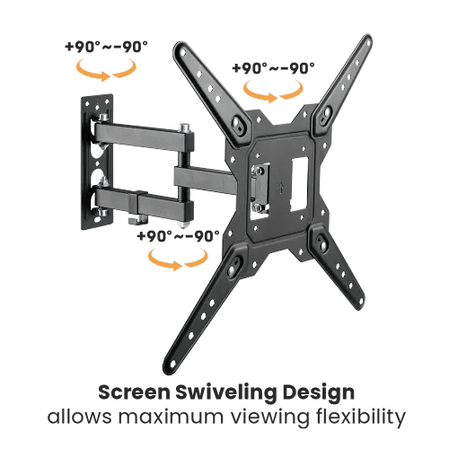 VSYS Economical Full-Motion TV Wall Mount