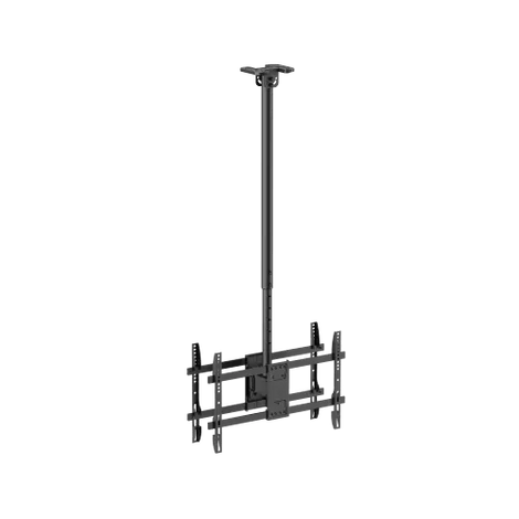 VSYS Back-to-Back Dual Screen Heavy-Duty TV Ceiling Mount (Long)