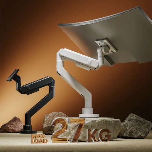 VSYS Future-Proof Heavy-Duty Gas Spring Monitor Arm