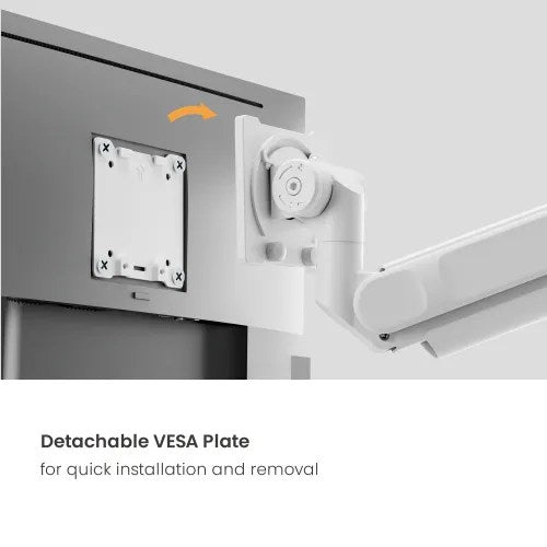 VSYS Future-Proof Heavy-Duty Gas Spring Monitor Arm