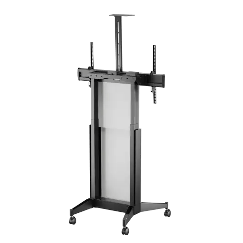 VSYS Modern Motorized Height Adjustable TV Cart