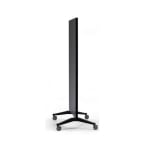 Legamaster 7-105200 90 x 175 cm Mobile Glassboard- Black