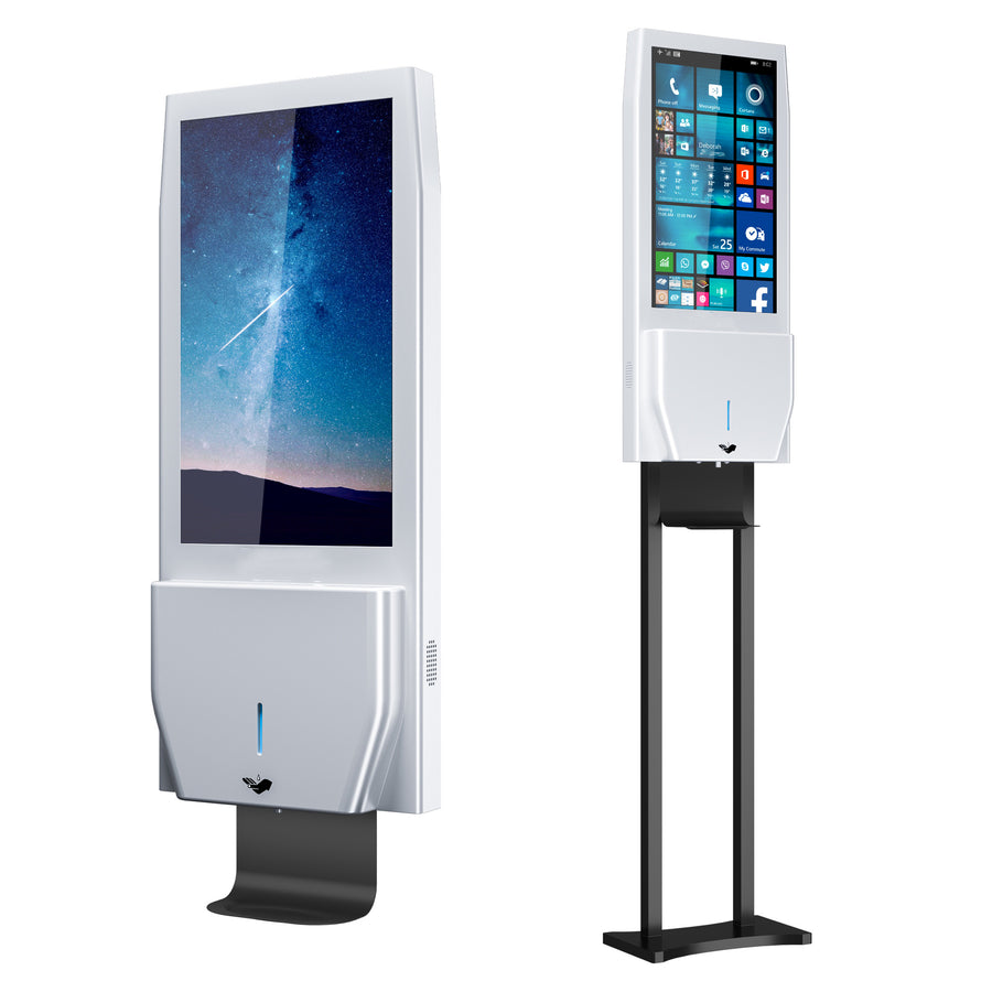 Trend 21.5" Stylish Hand Sanitizer Digital Signage Kiosks – TD-215SKF6