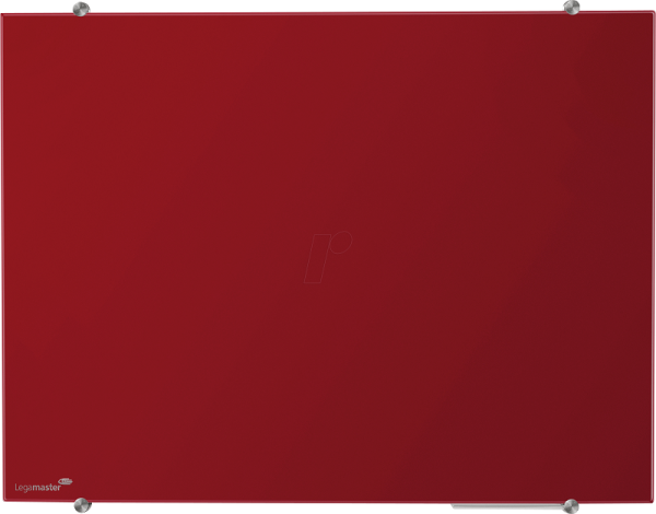Legamaster 7-104754 90 x 120 cm Coloured Glassboard- Red