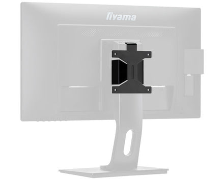 High quality bracket for mounting a Mini PC or Thin Client Black - MD BRPCV04