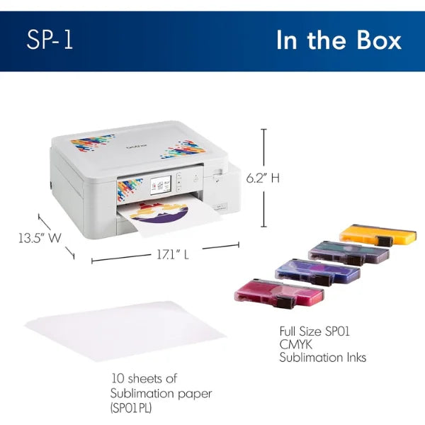 Brother SP‑1 Sublimation Printer – High-Speed, Ultra‑Fine Ink