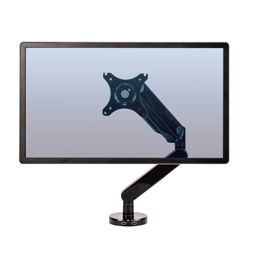 Fellowes EPPA Single Monitor Arm (BLACK)