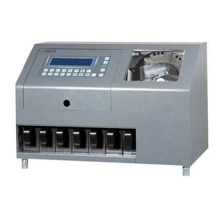 Heavy Duty Coin Counter and Sorter 6+1 Pockets with Reject Pocket CS-610S+PRO | Ribao Technology