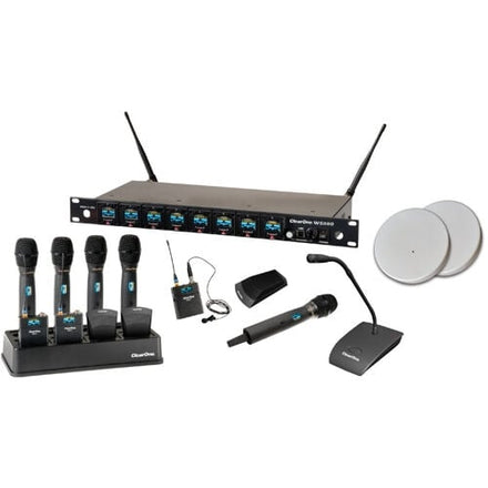 ClearOne 910-6000-803-C-D Dante With 8 Channel Wireless Receiver