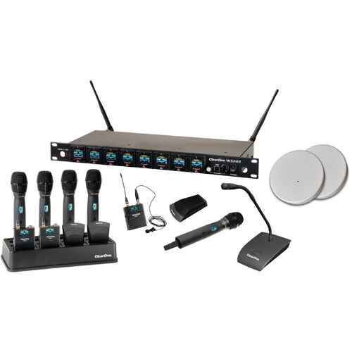 ClearOne 910-6000-803-C-D Dante With 8 Channel Wireless Receiver