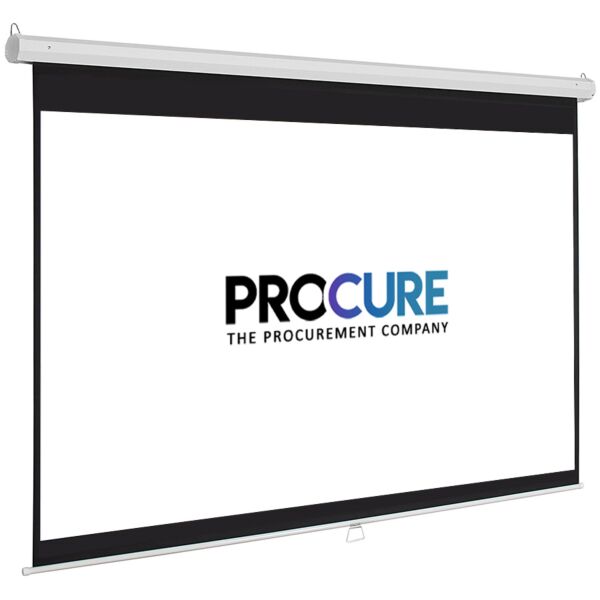 Buy Anchor 150cm x 150cm Manual Wall / Ceiling Screen - 1:1 Aspect - 80" Diagonal in Dubai, Sharjah, Abu Dhabi, Ajman, Al Ain, Ras Al Khaimah, Fujairah, Umm al Quwain, UAE