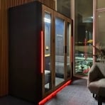 WorkBooth Two Smart Management, Soundproof Design, Eco-Friendly Materials, Transformer Table, Private Workspace Pod