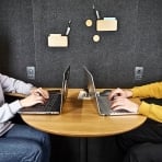 WorkBooth Four Smart Management, Soundproof Design, Eco-Friendly Workspace Pod