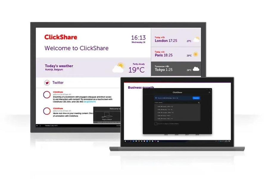 Barco ClickShare Desktop App wireless presentation software for Windows and macOS